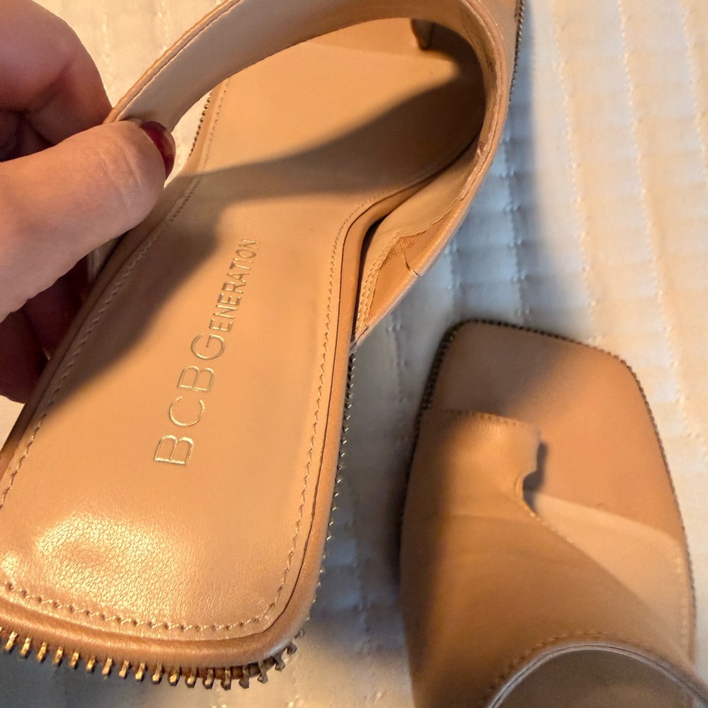 BCBGeneration Blush Mules with Square Toe - image 10